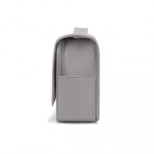 Classic Hanging Multi - Pocket Waterproof Travel Makeup Bag - Grey