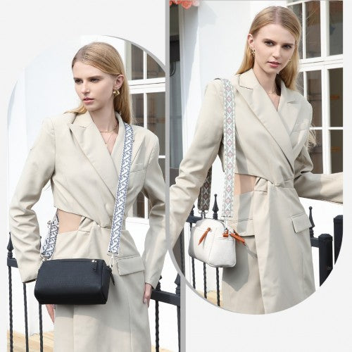 Miss Lulu Stylish Adjustable Patterned Shoulder Strap for All Bag Types - Khaki