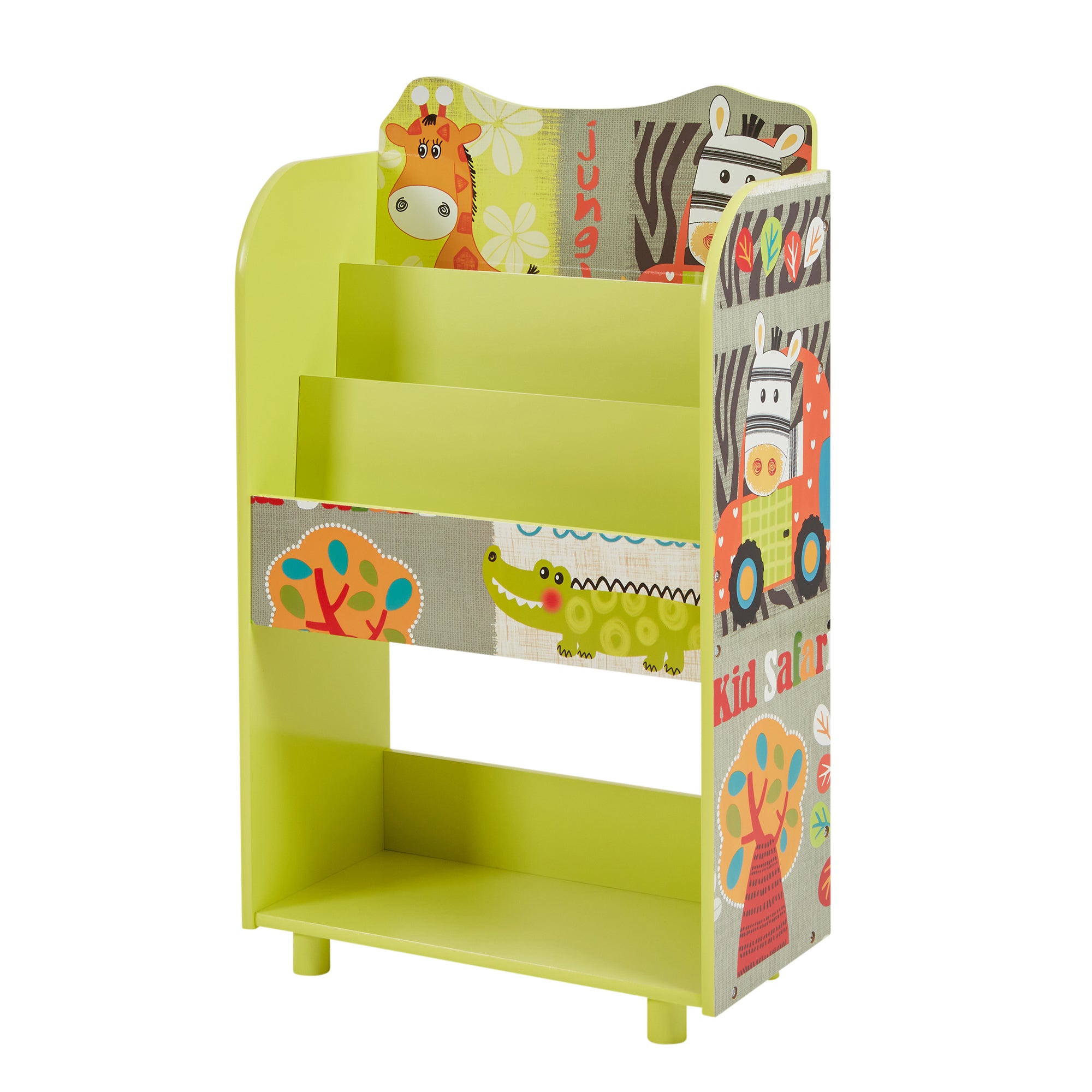 Kids Safari Bookshelf – Animal Display Unit (Ages 3+)