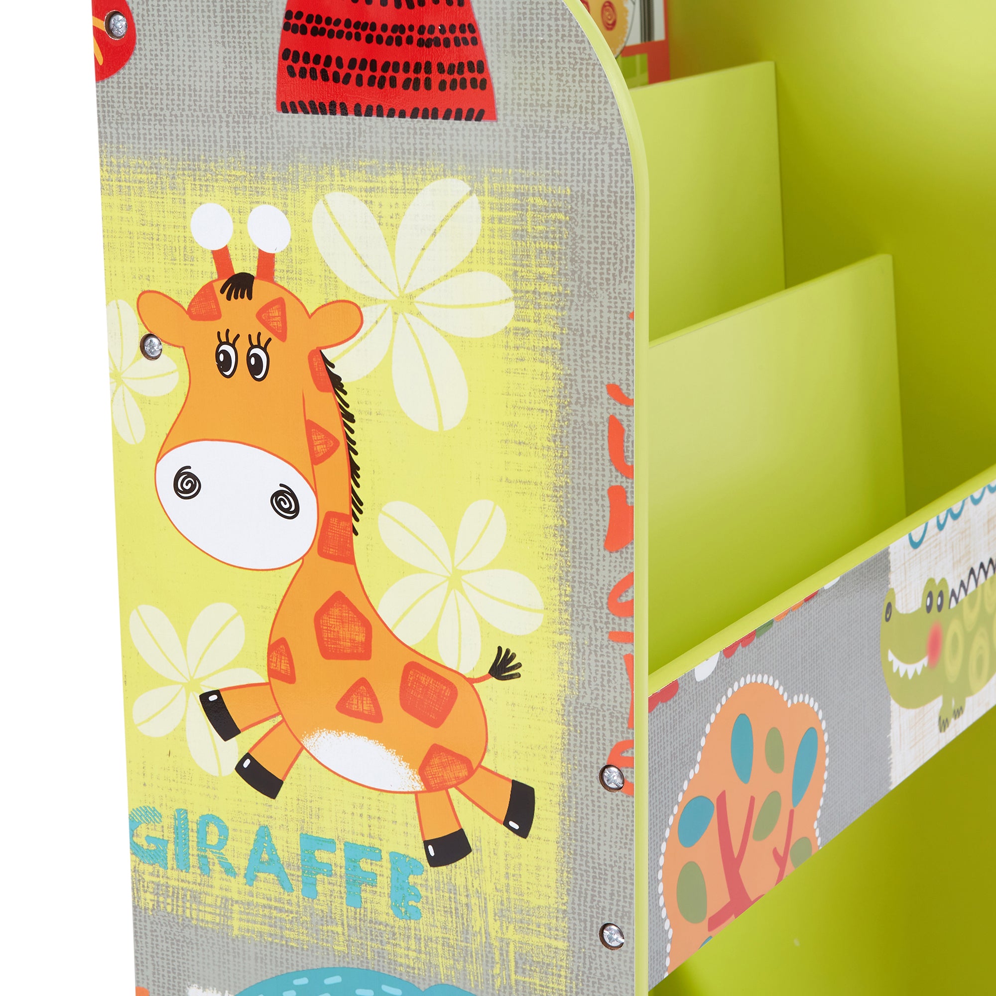 Kids Safari Bookshelf – Animal Display Unit (Ages 3+)