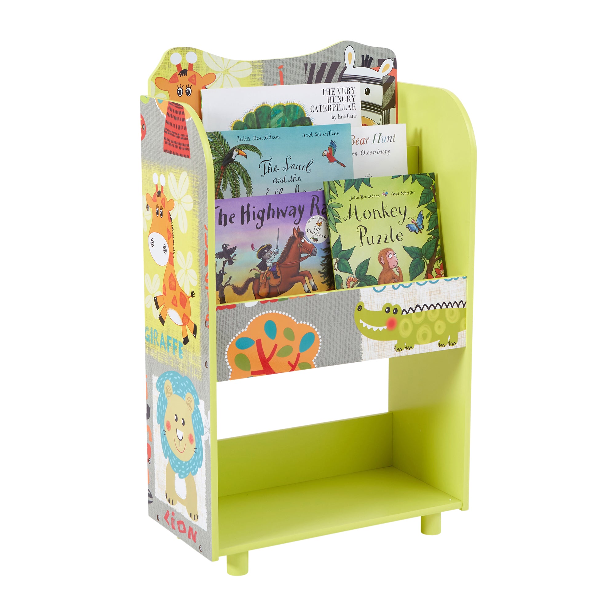 Kids Safari Bookshelf – Animal Display Unit (Ages 3+)