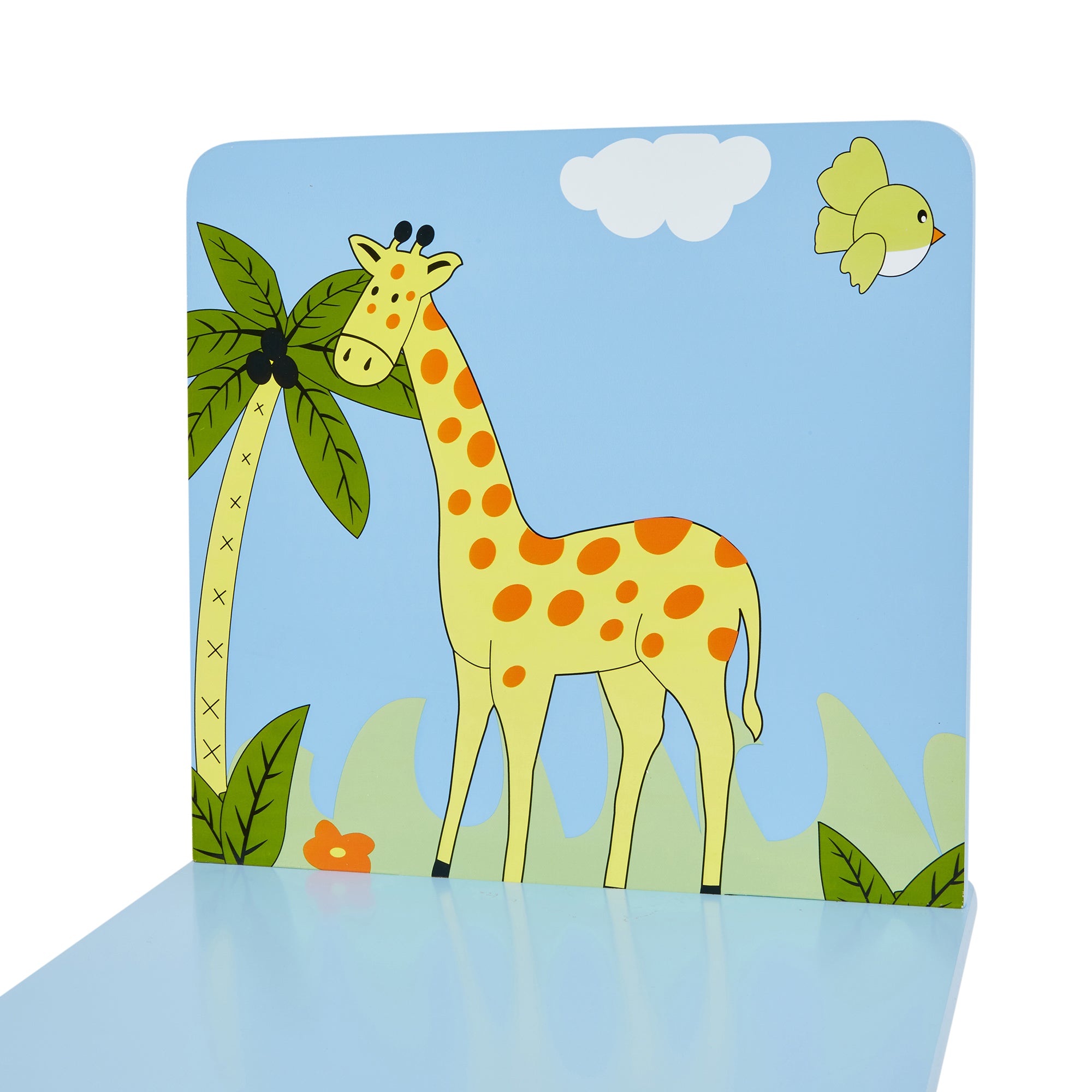 Kids Safari Table & Two Chairs Set – Animal Friends (18 Months-6 Years)