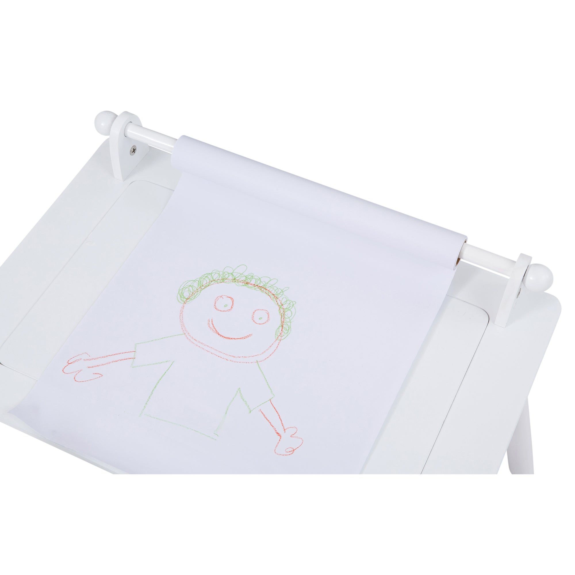 Kids White Writing Multi-Purpose Table & Chair Set (18 Months-6 Years)