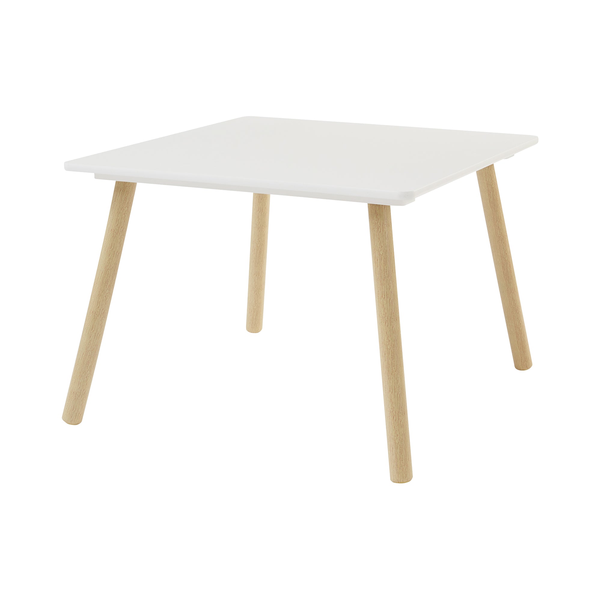 Kids Pinewood Table & 2 Chairs Set Modern Play (18 Months-6 Years)