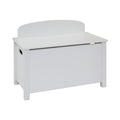 Kids Classic White Wooden Toy Box Storage (Ages 3+)