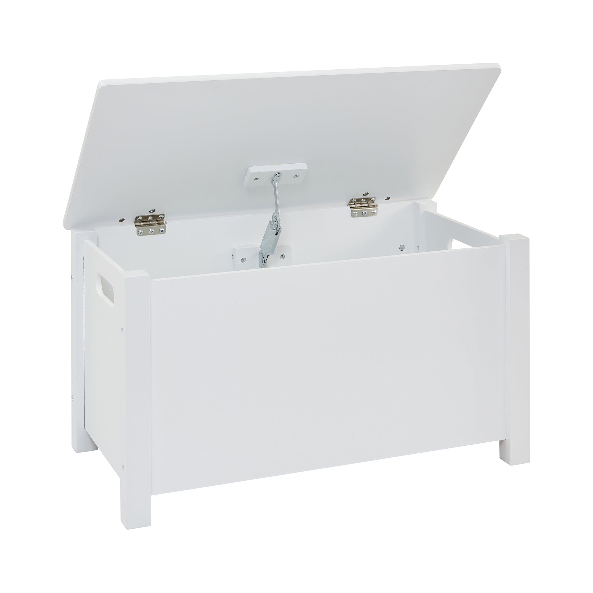 Kids Classic White Wooden Toy Box Storage (Ages 3+)
