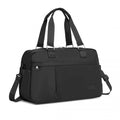 Kono Multi - functional Travel Bag Large Tote Bag & Duffle Bag with Expandable Compartment and Wet/Dry Pocket - Black