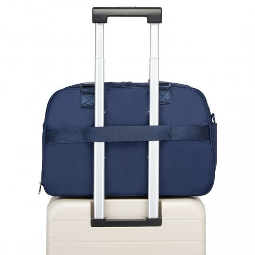 Kono Multi - functional Travel Bag Large Tote Bag & Duffle Bag with Expandable Compartment and Wet/Dry Pocket - Navy