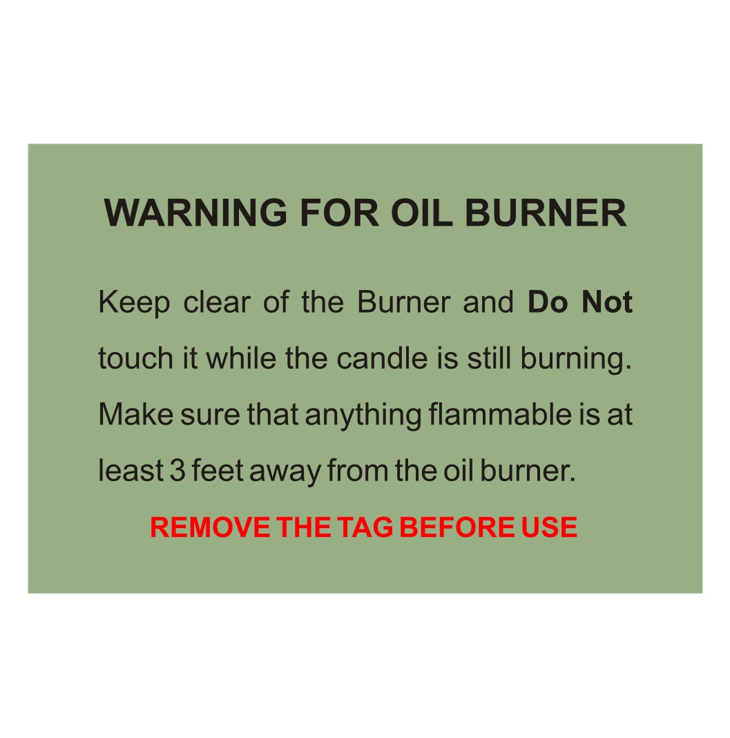 Nickel Oil Burner Set (Summer) - 3x 15ml Oils + 12 Unscented Tealight Candles