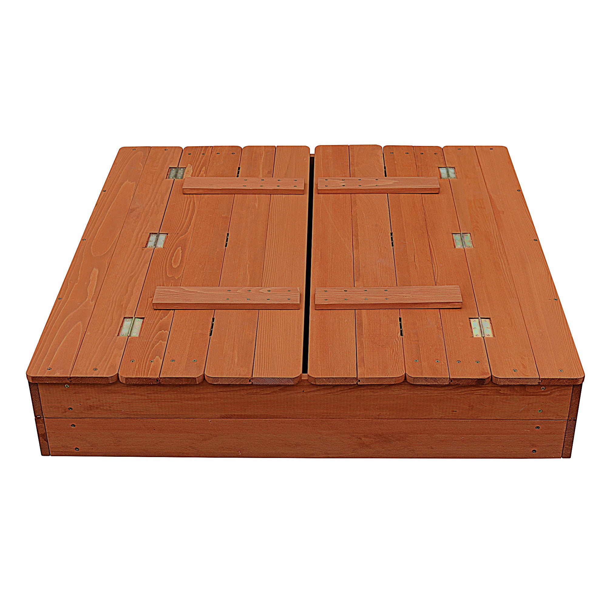 Children's Wooden Sandpit with Bench Seats and Cover (18 Months+)