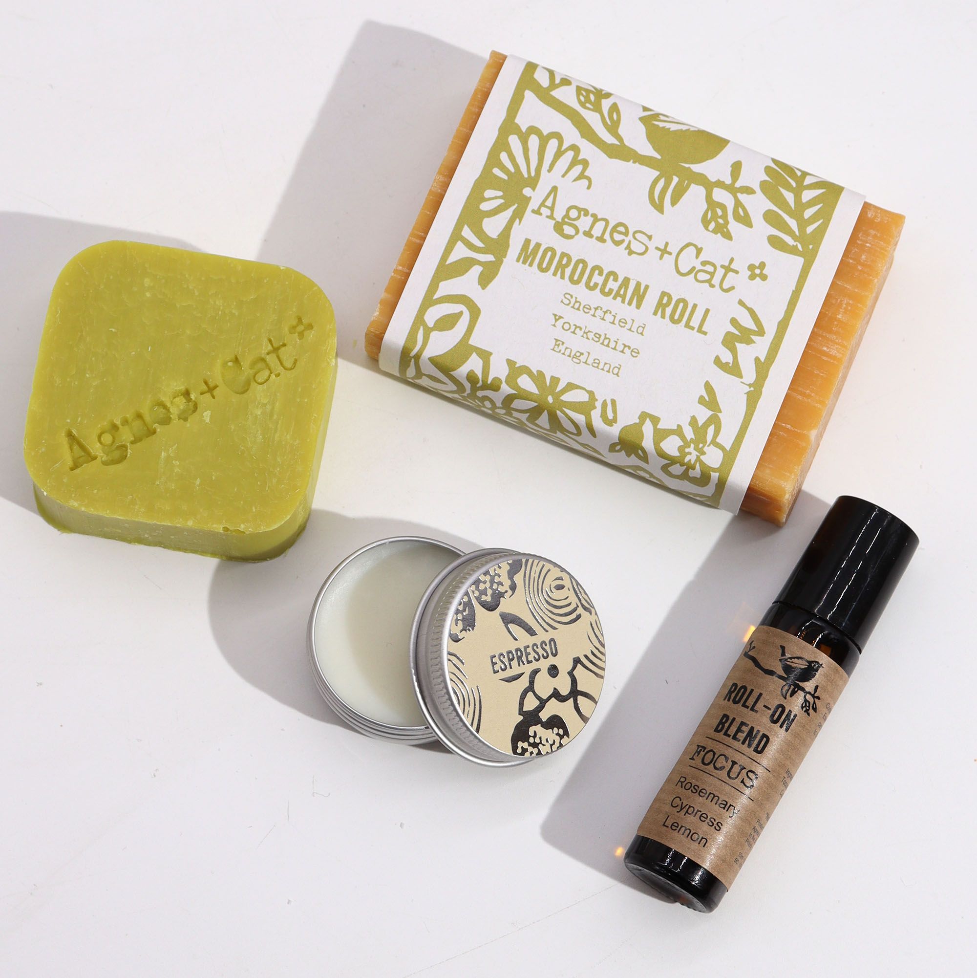 Agnes + Cat Wellness Gift Set - Moroccan Morning - wellness set handmade in the UK