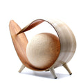 Natural Coconut Lamp - Natural Loop - Handcrafted & Eco