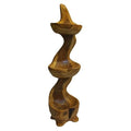 Teak Three Bowl Standing 50cm – Tiered Solid Teak Display Stand Bowls