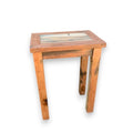 Tall Display & End Table | Recycled Teak Wood – Handcrafted in Bali