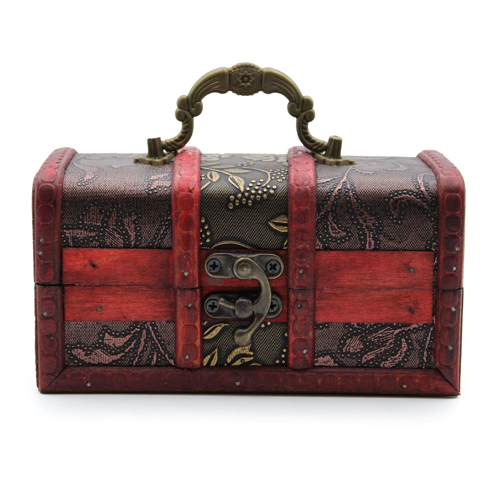 Large Colonial Boxes - Gold Panel Decorative Storage