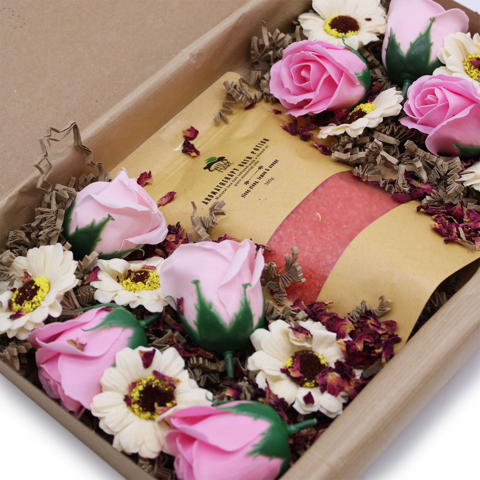 Salt Soak Set - Passion - bath salt and soap