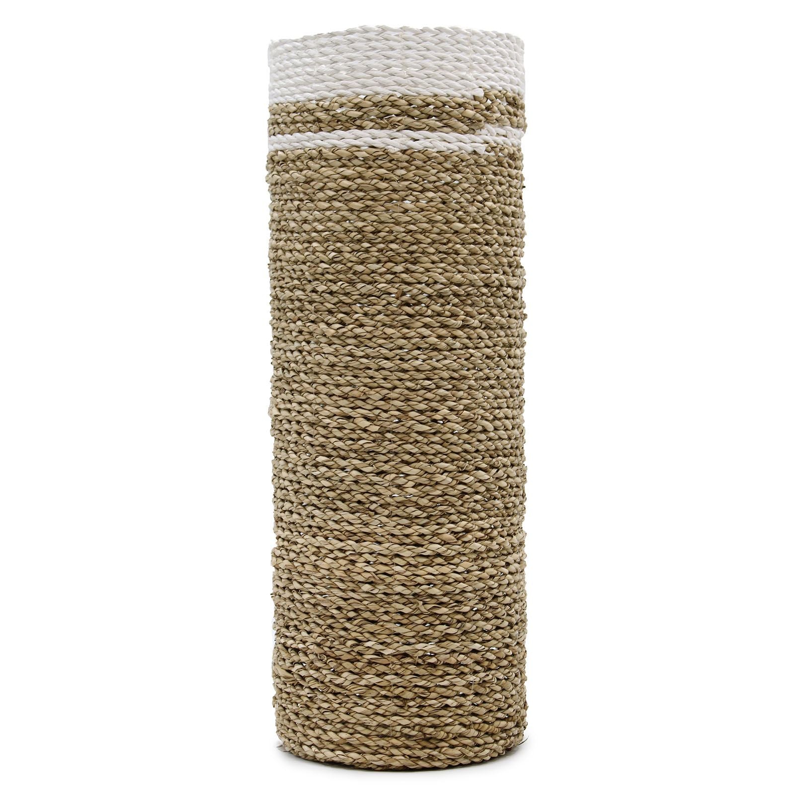 Seagrass Set - 2 Vase & 2 Bins - 4 Handwoven Java Storage Baskets