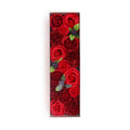 Long Box - Classic Red Roses - Soap Flower Gift Round Box
