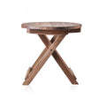 Round Folding Coffee Table - 50cm | Recycled Teak Wood – Handcrafted in Bali