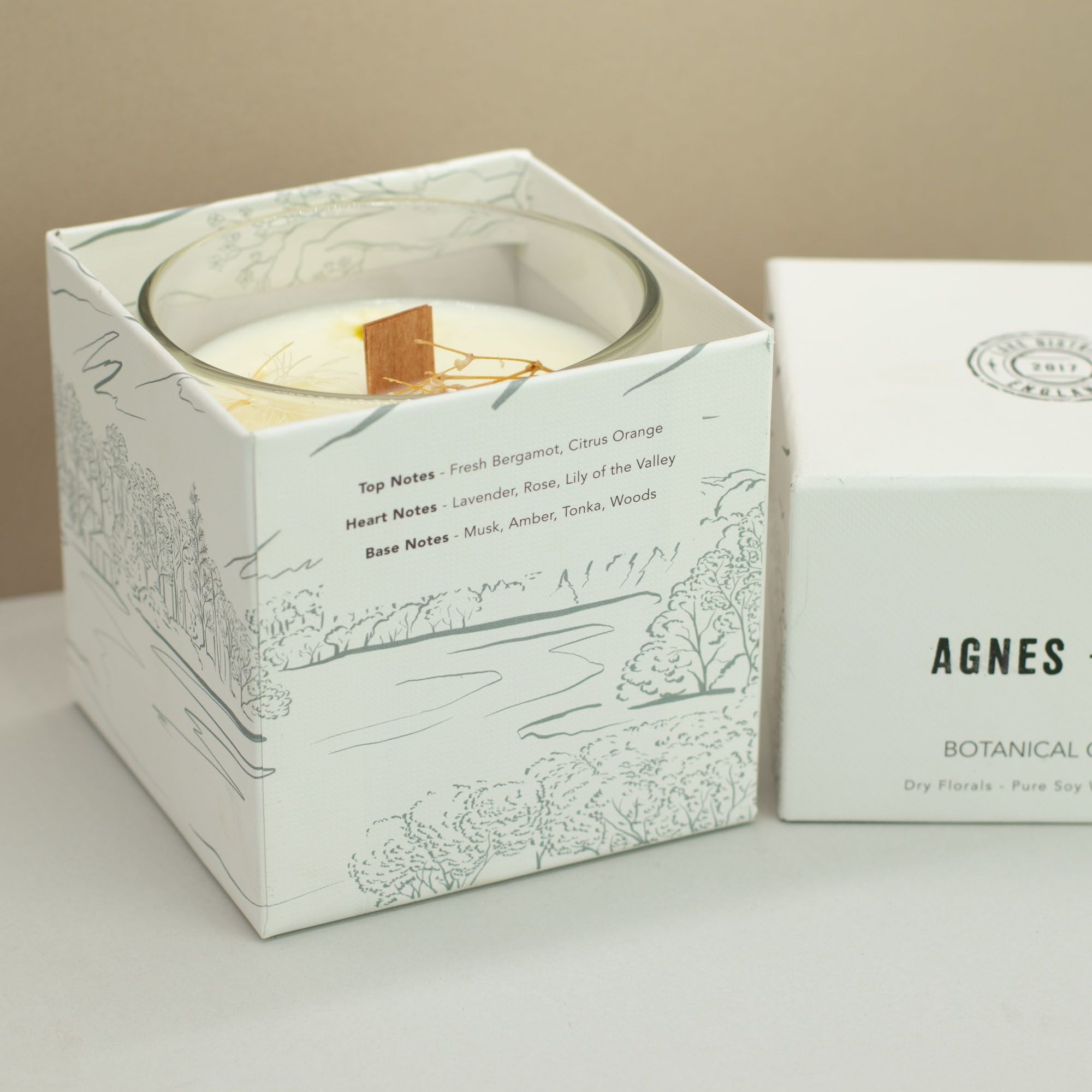 Agnes + Cat Botanical Soy Wax Candle - Windermere