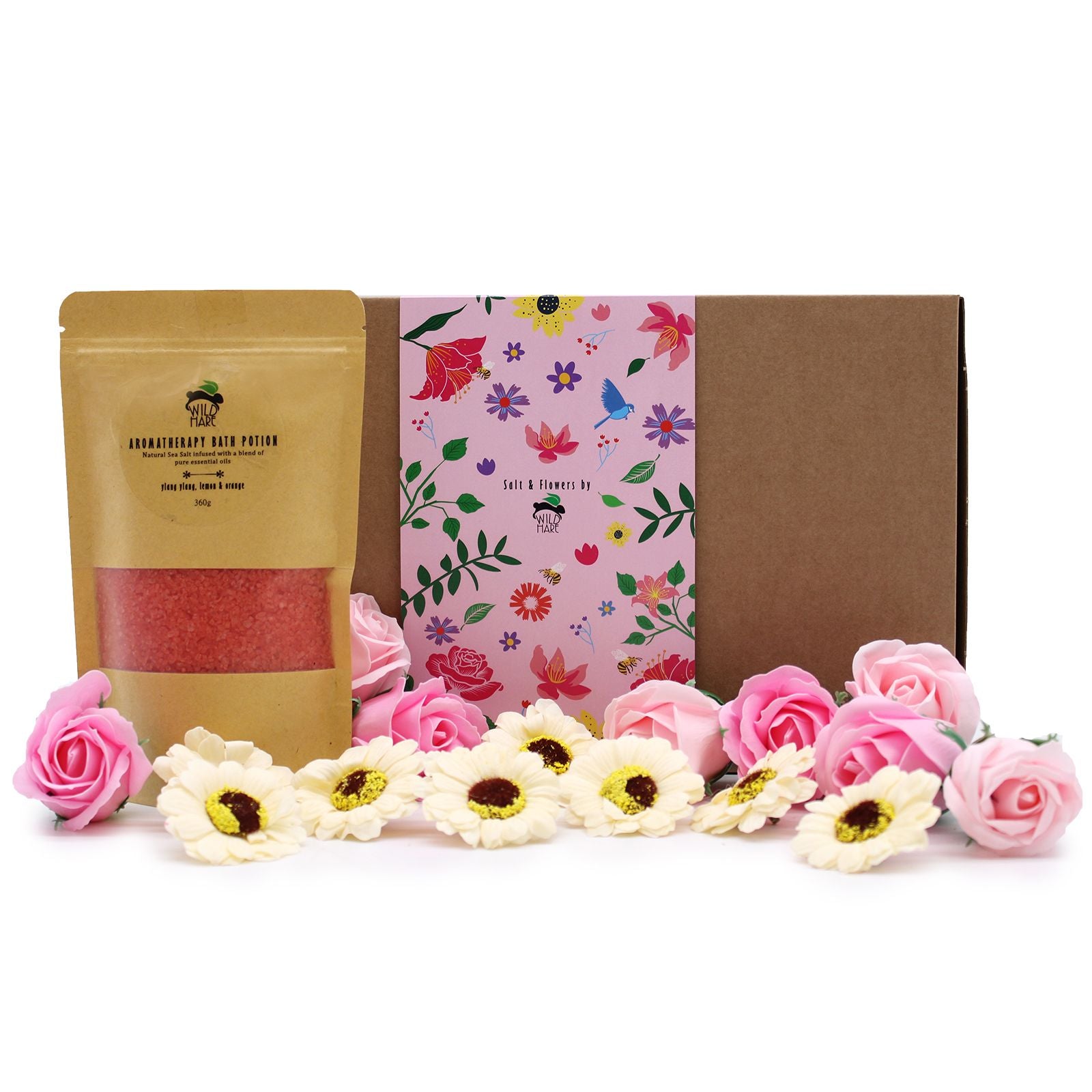 Salt Soak Set - Passion - bath salt and soap