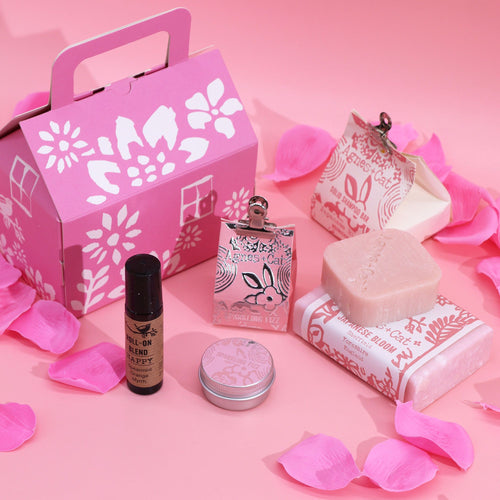 Agnes + Cat Wellness Gift Set - Bloom & Bliss - wellness set handmade in the UK
