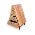 Triangle Decorative Storage Chest – 3 Drawers | Recycled Teak Wood – Handcrafted in Bali