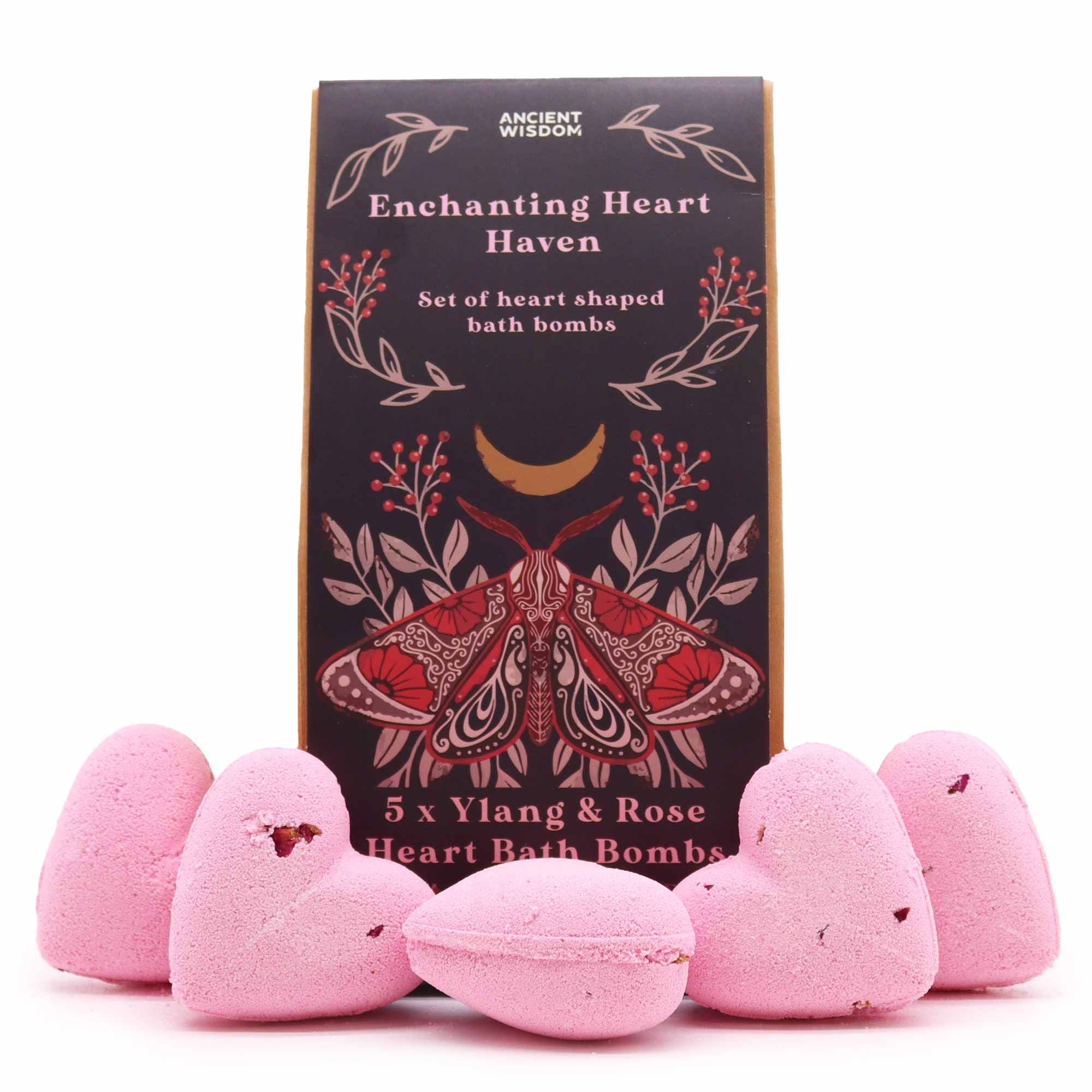 Enchanting Heart Heaven Bath Heart Gift Set - bombs
