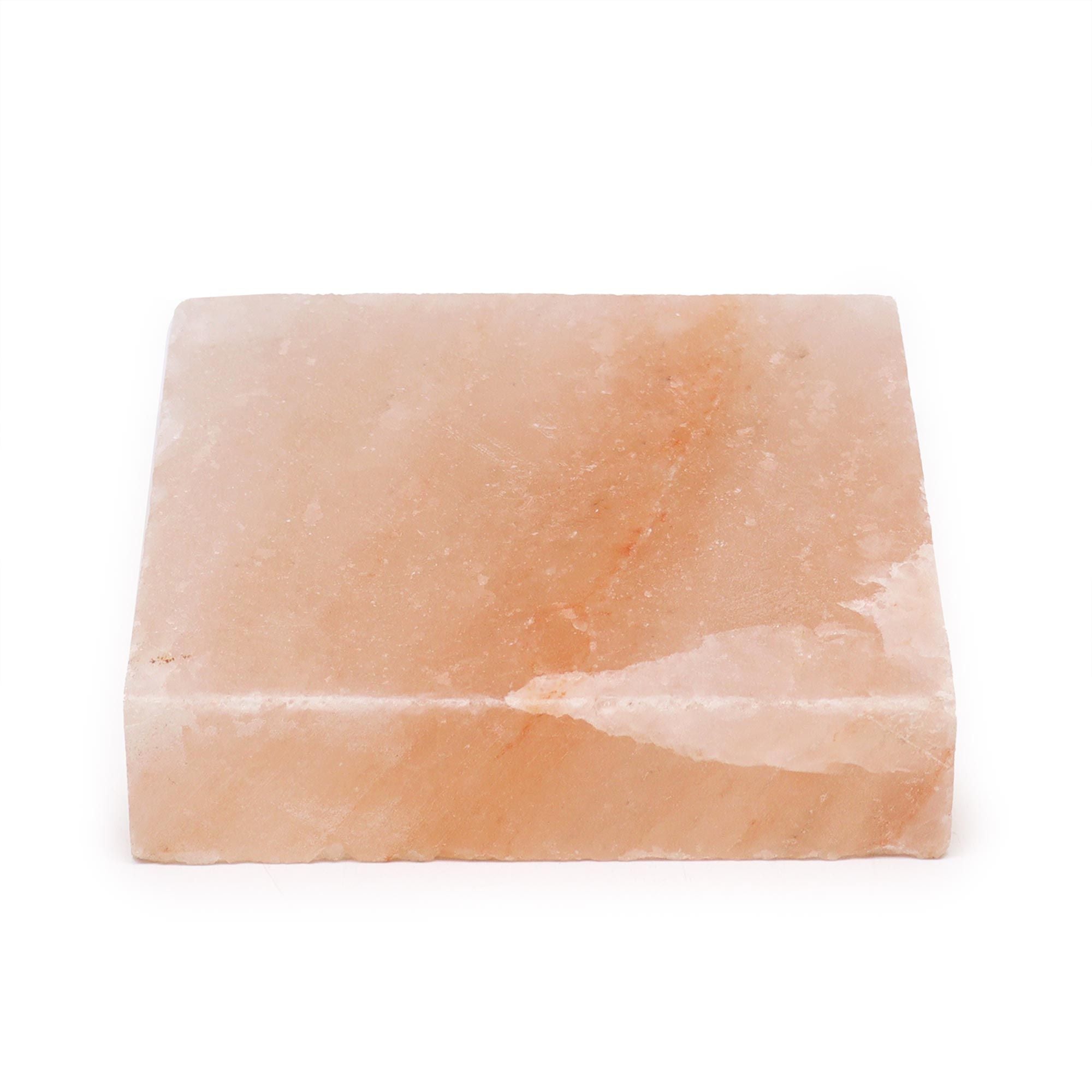 Square Himalayan Salt Cooking Plate - 20x20x5cm Premium Grilling & Chilling Block