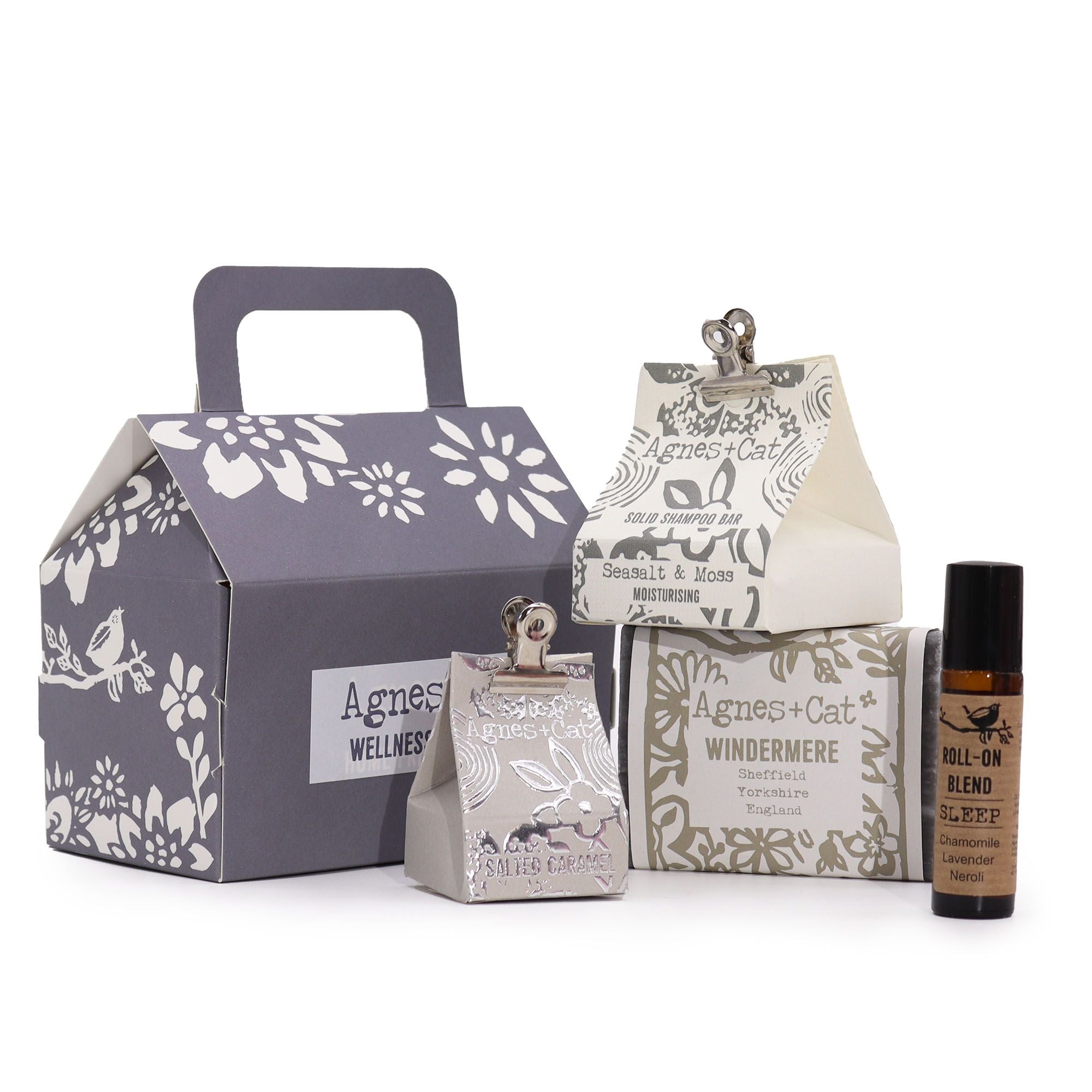 Agnes + Cat Wellness Gift Set - Lake Breeze - wellness set handmade in the UK