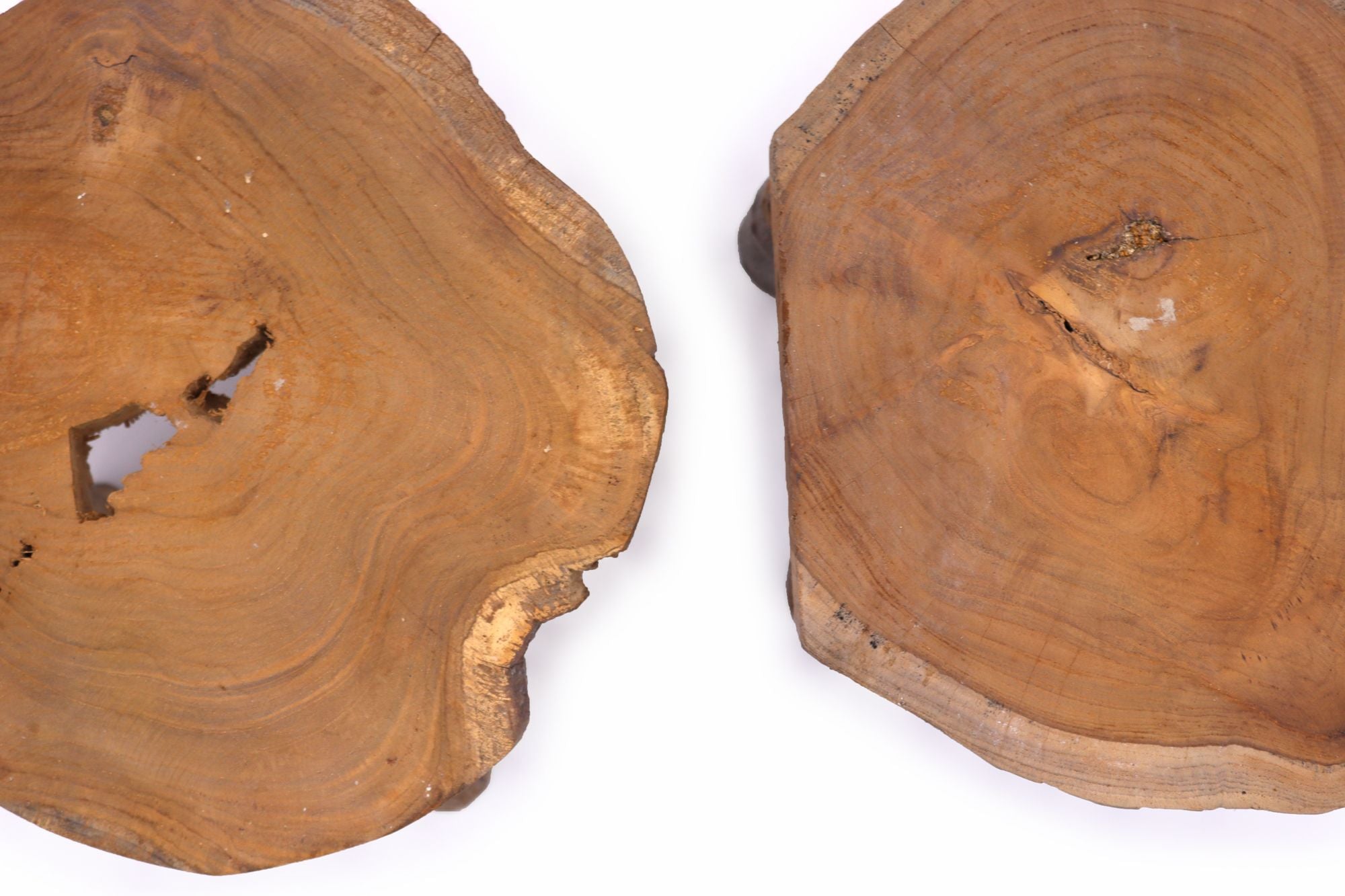 Higher Teak Wood Pad Display Set of 2 - 27x20cm