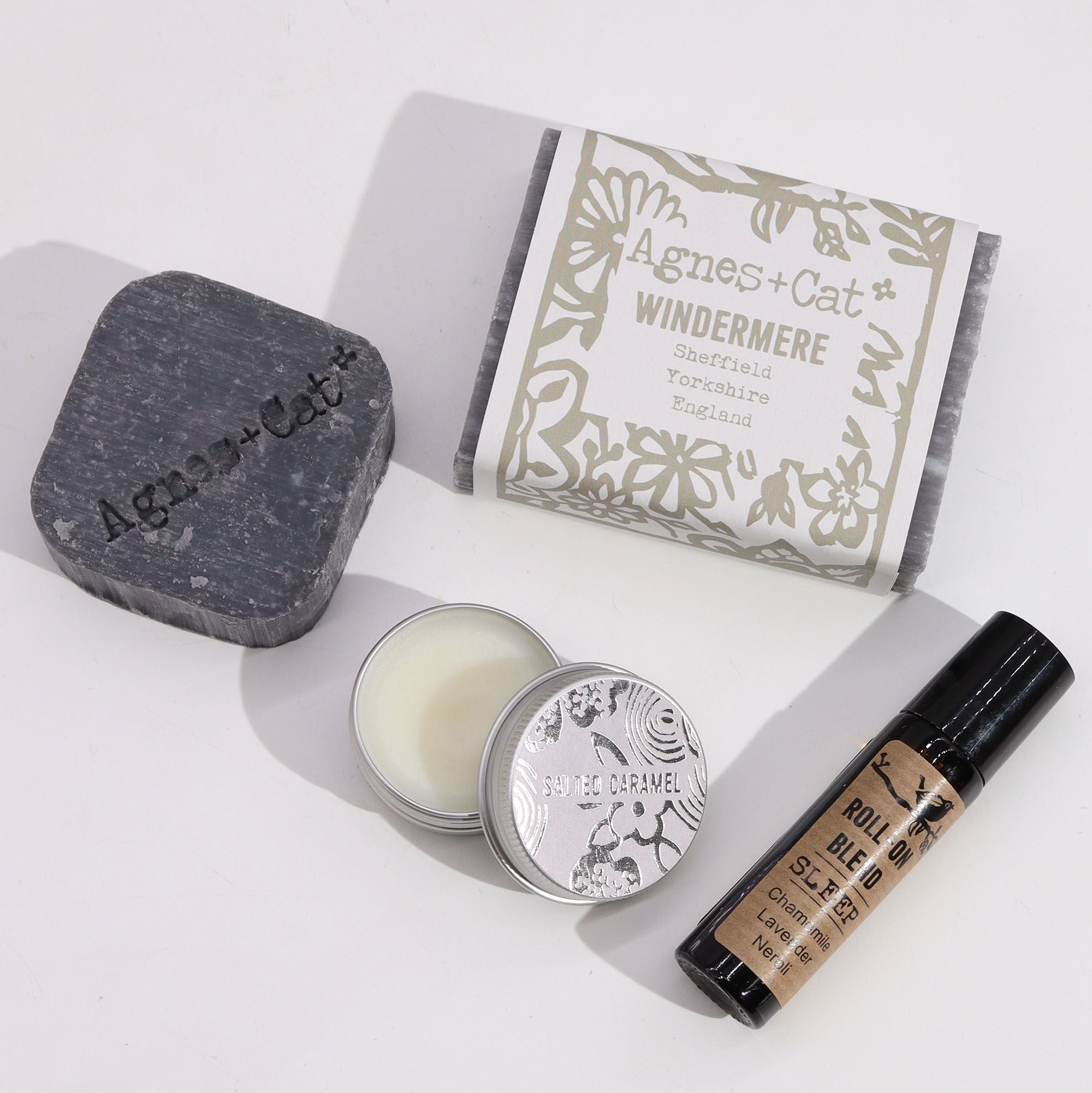 Agnes + Cat Wellness Gift Set - Lake Breeze - wellness set handmade in the UK