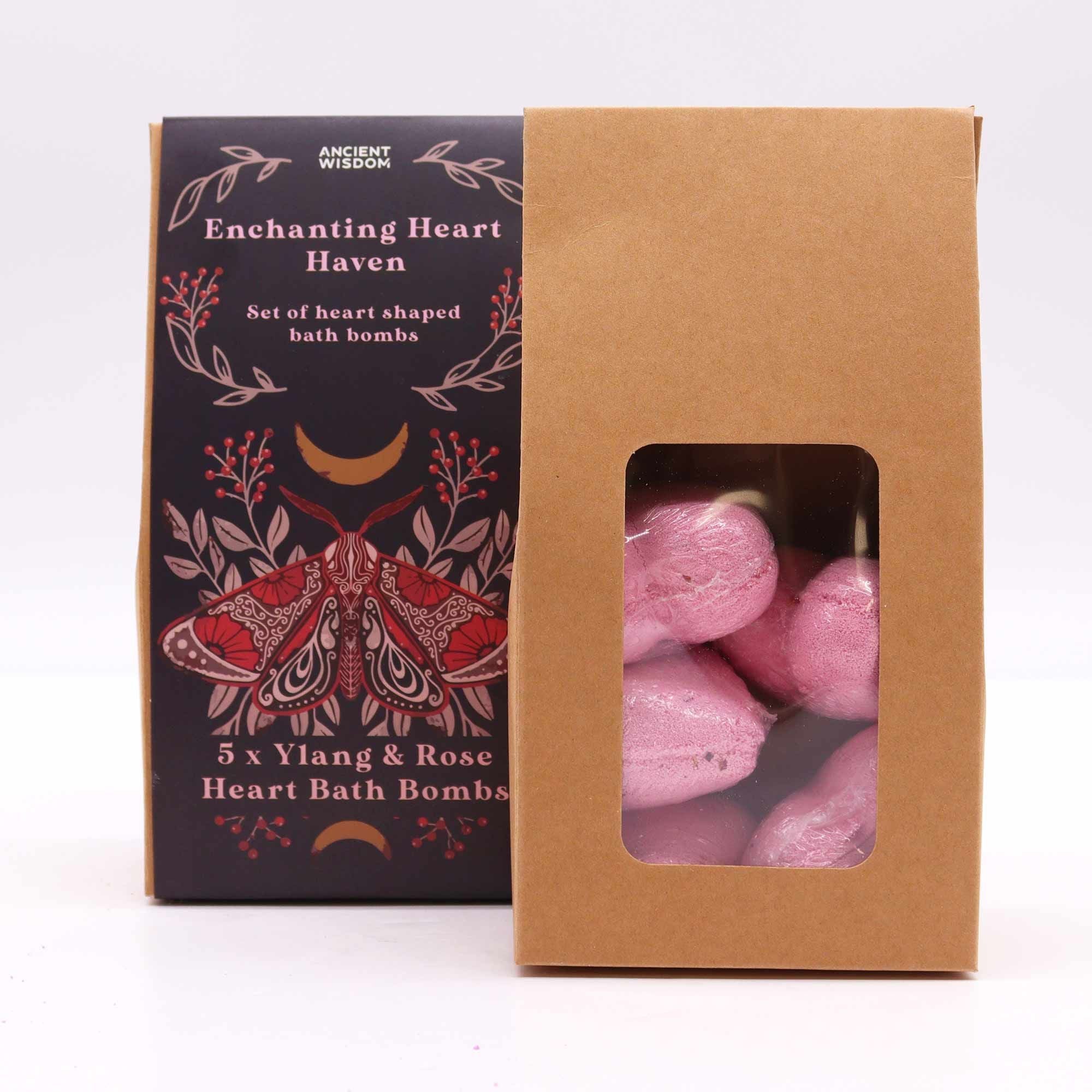 Enchanting Heart Heaven Bath Heart Gift Set - bombs