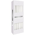 Taper Candle - White - ten candles set