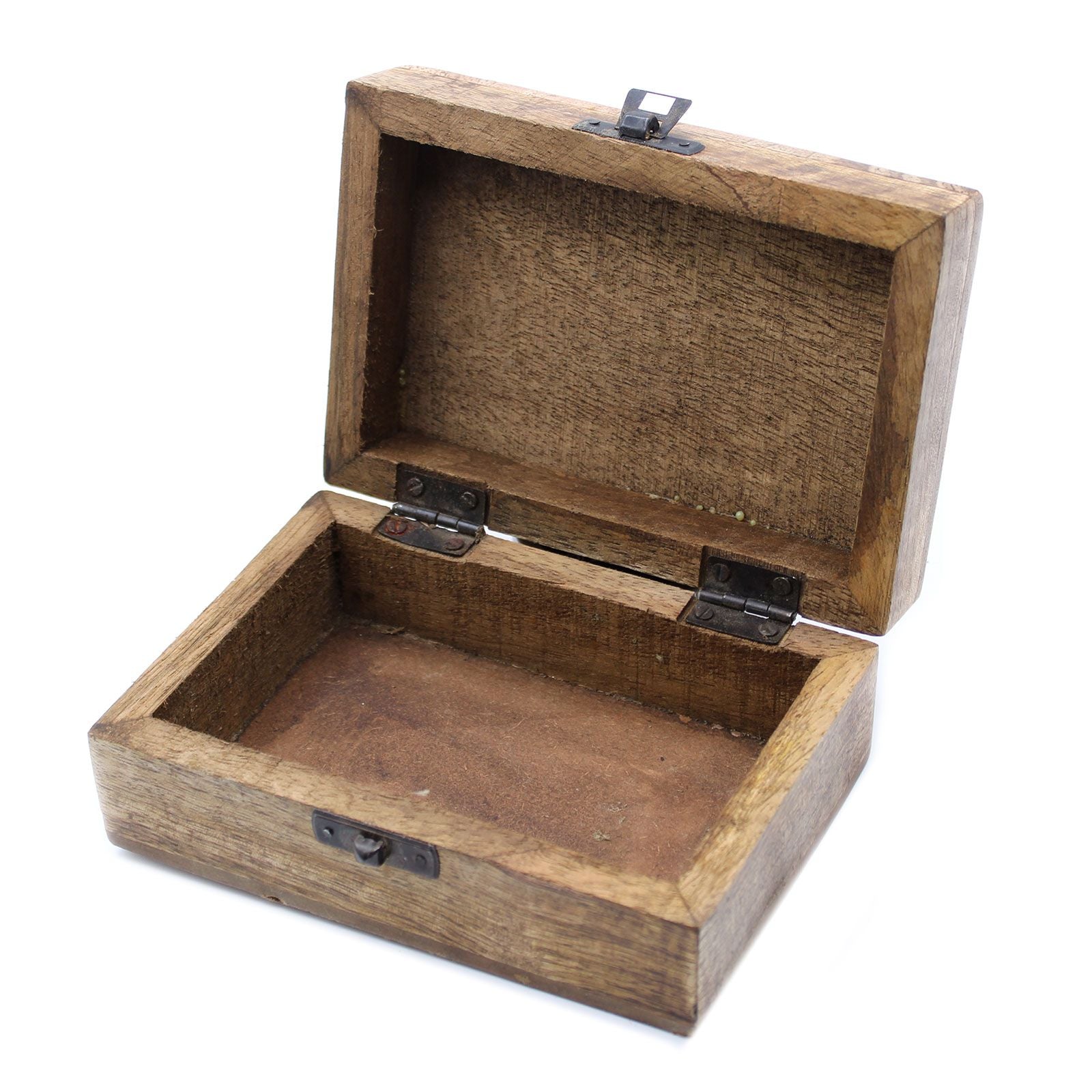 White Washed Wooden Box - 6x4 Slavic Design - Handmade