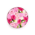 Round Box - Baby Blessings - Pinks - Soap Flower Gift Round Box