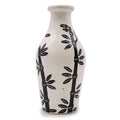 Bamboo Motif Shaped Vase - Natural - handmade
