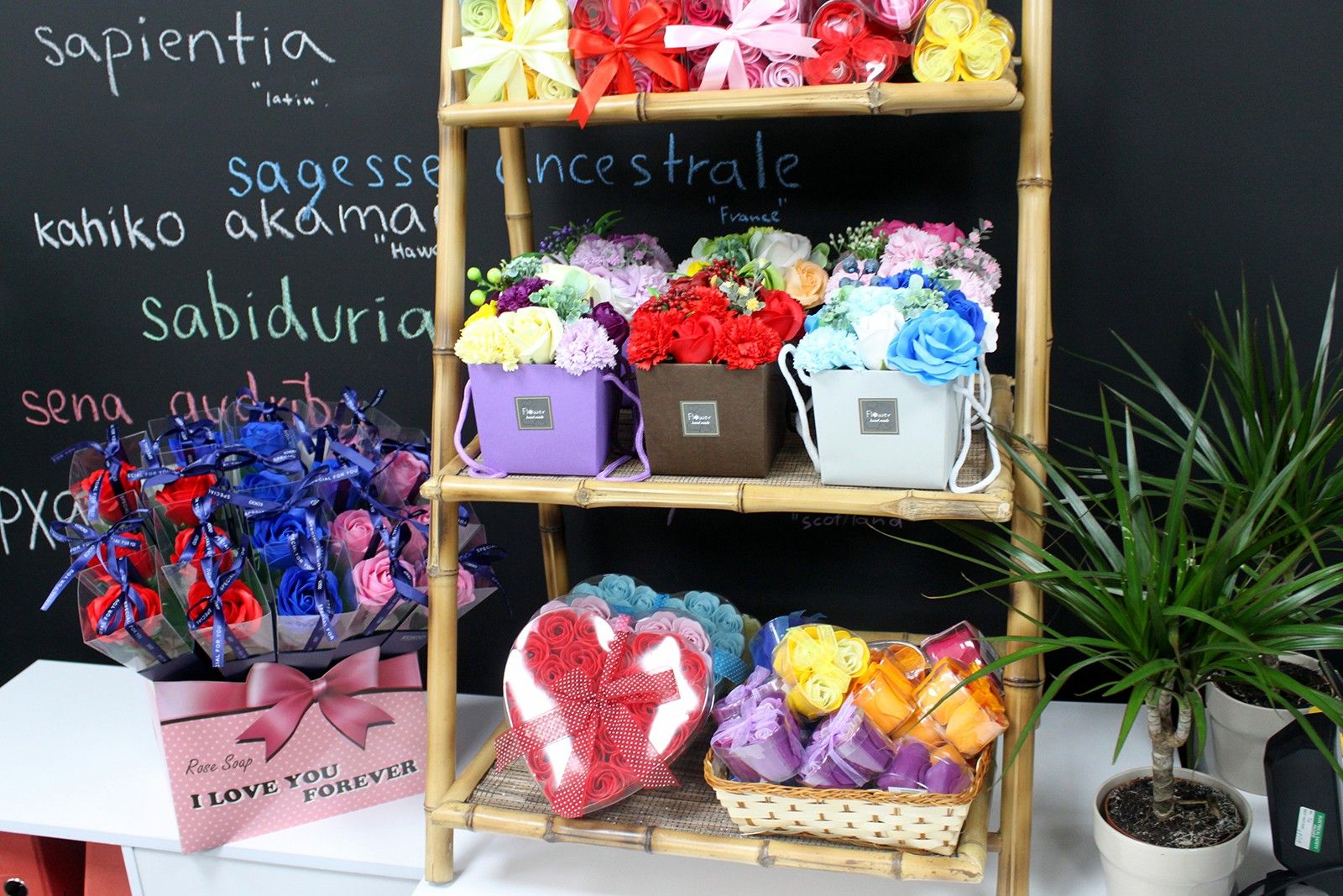 Single Rose - Red Rose - Luxury Soap Flowers.
