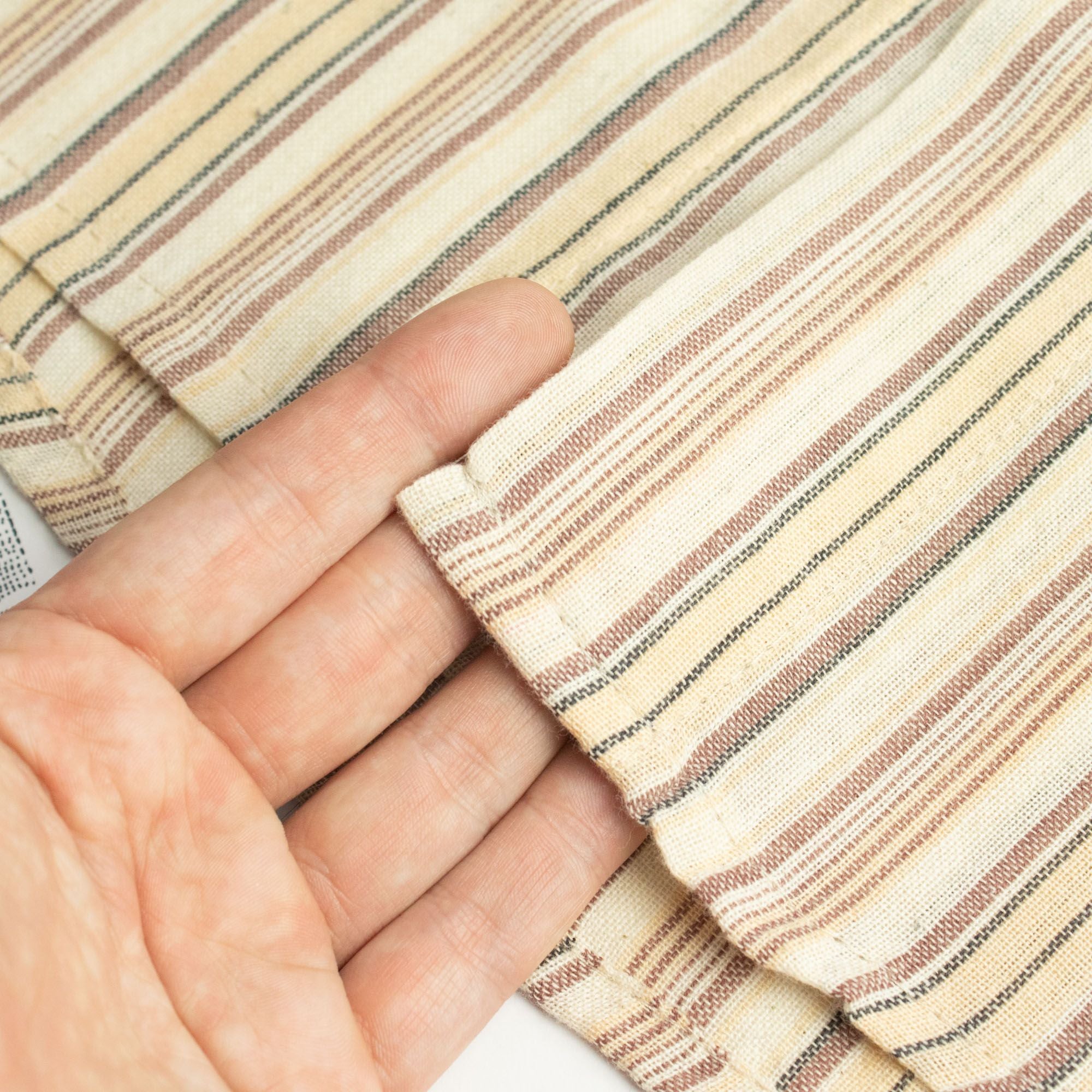 Nomad Sari Grandad Shirt in Brown Beige