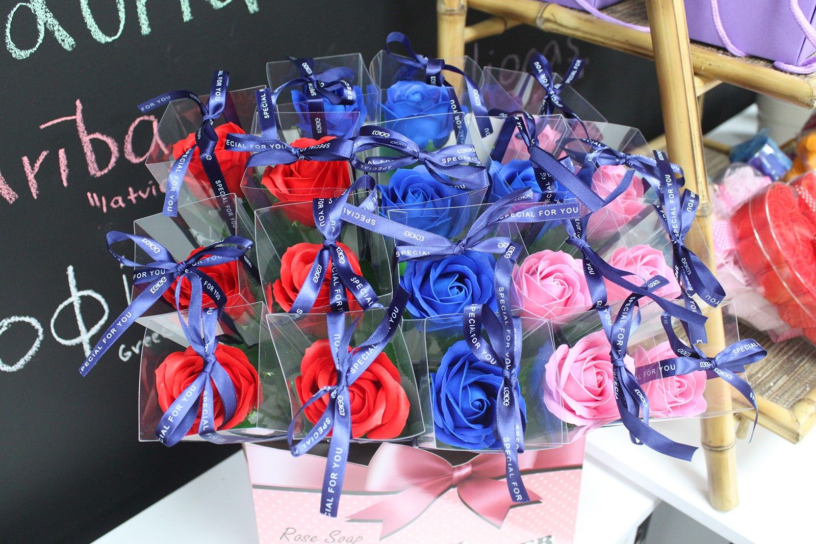Single Rose - Pink Rose - Luxury Soap