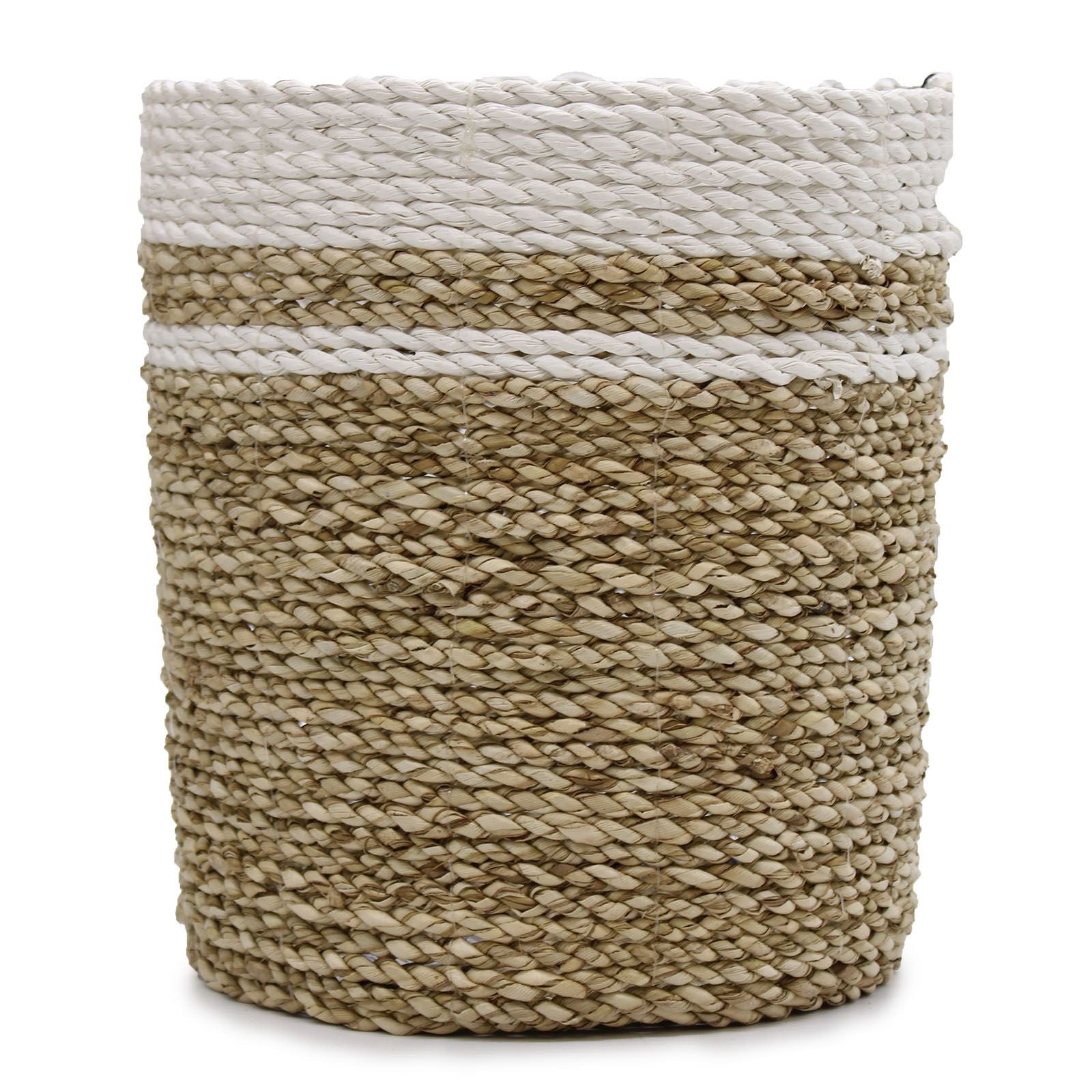 Seagrass Set - 2 Vase & 2 Bins - 4 Handwoven Java Storage Baskets