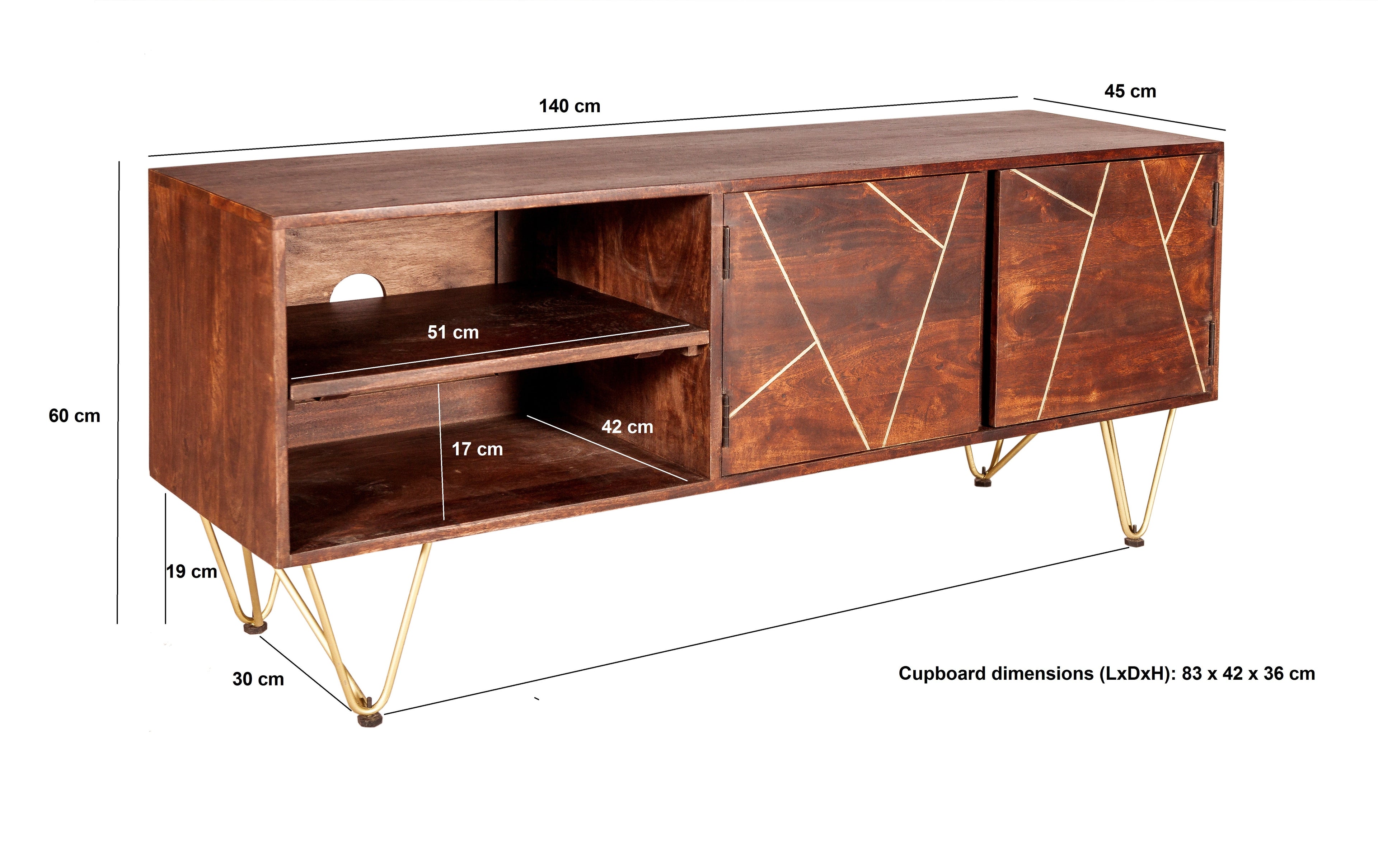 Dark Gold Plasma Media Unit 
