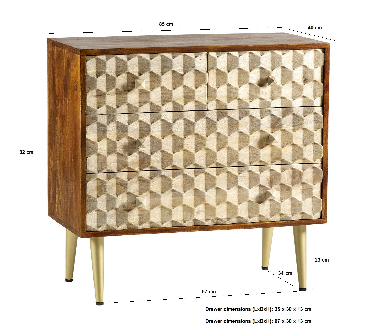 Edison 4 Drawer Chest 