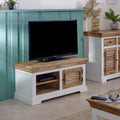 Alfie Wood Tv Cabinet/Bench/Shoe Rack Upto 43" 