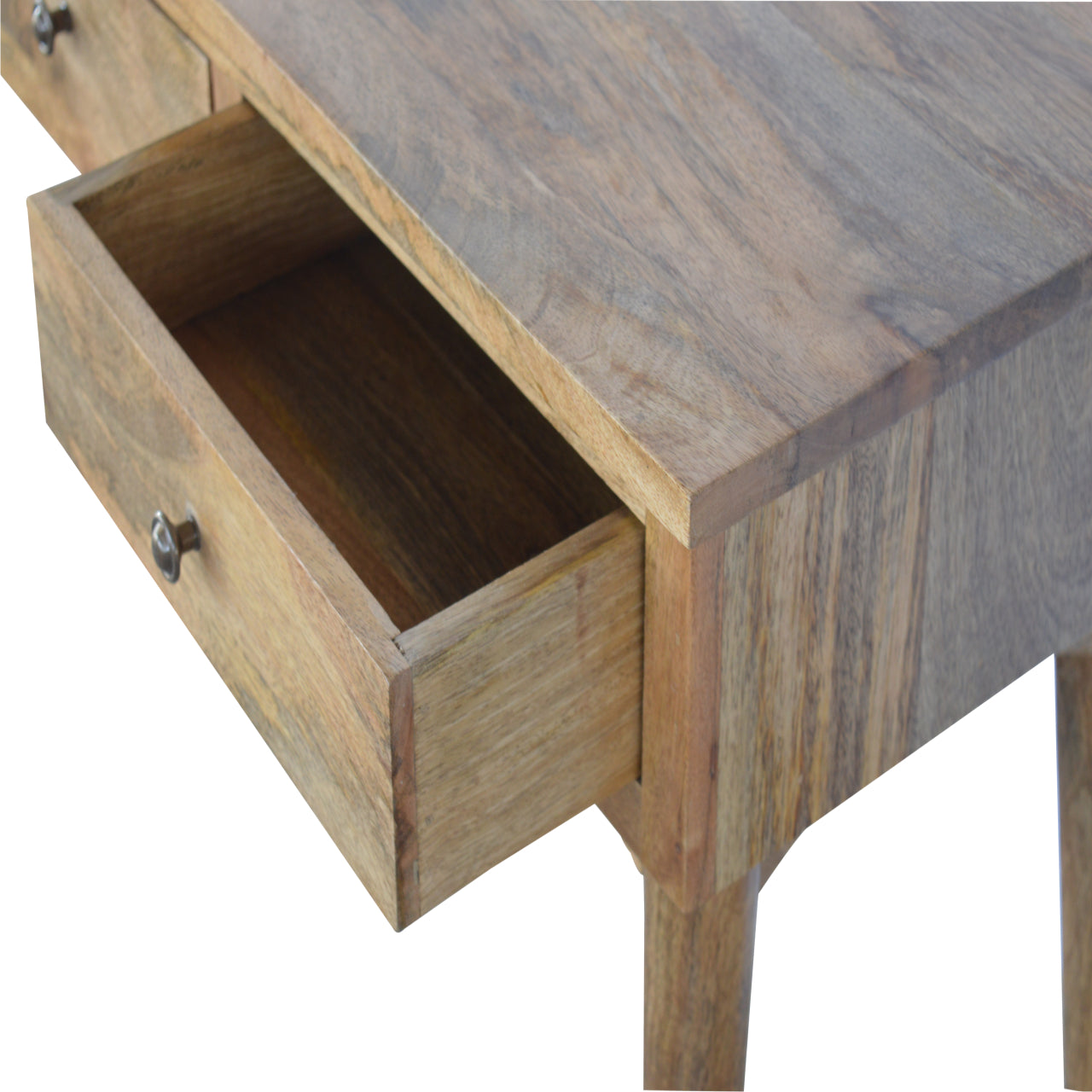 Elegant Console Table with 3 Drawers, Handmade Solid Wood, Storage