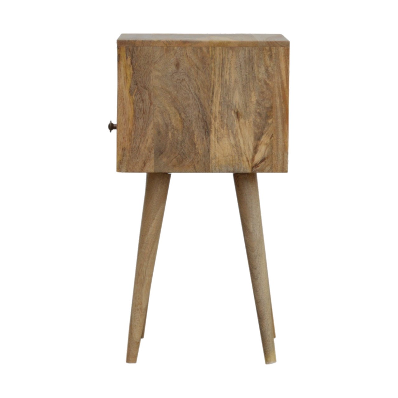 Handmade Compact Bedside with Drawer and Shelf - Handmade Solid Wood Furniture.