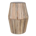 Hudson Carved Mango Wood Side Table