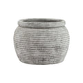 Athena Rimmed Plant Pot - Modern Minimalist Indoor Planter (28cm)